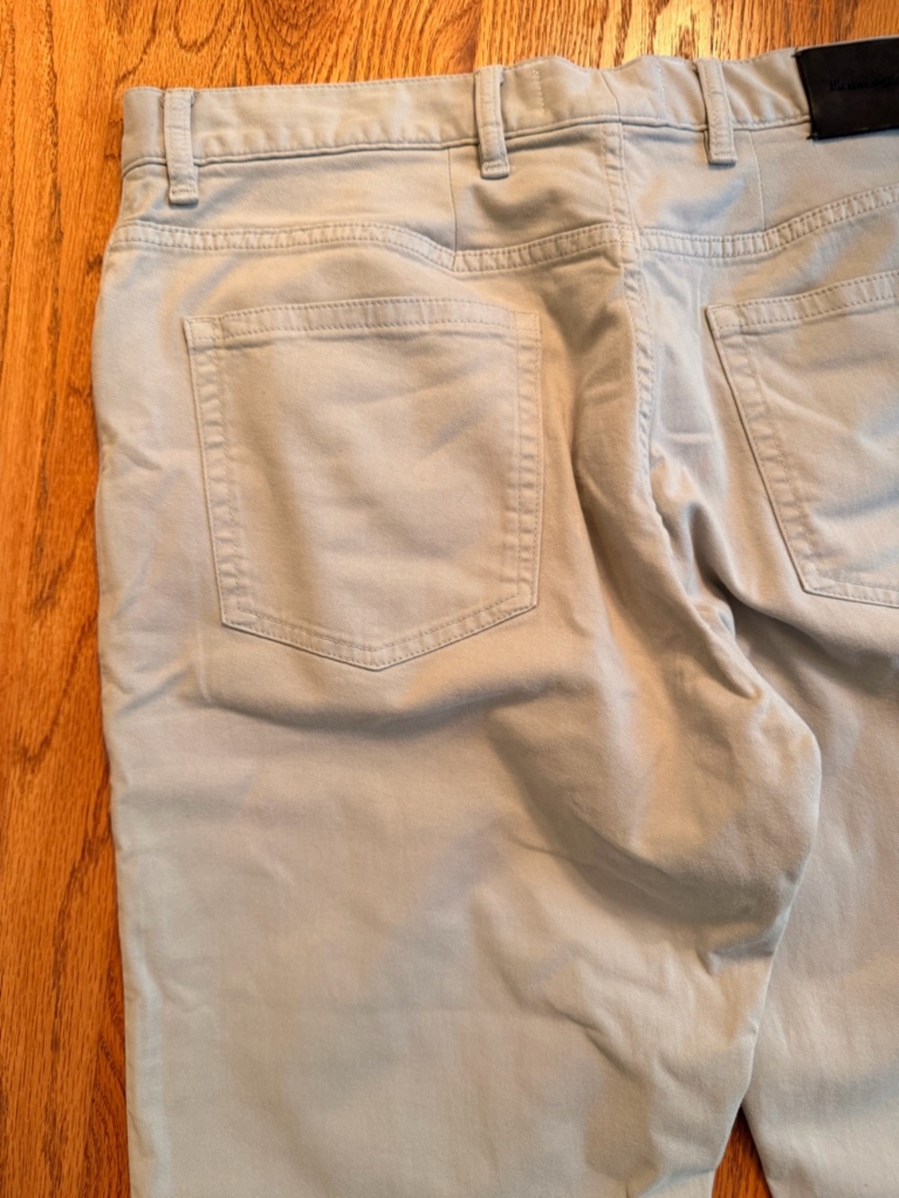 Ermenegildo Zegna Men's Grey Cotton Blend 5 Pocket Chino Pants Size 38 x 34 - Picture 9 of 15